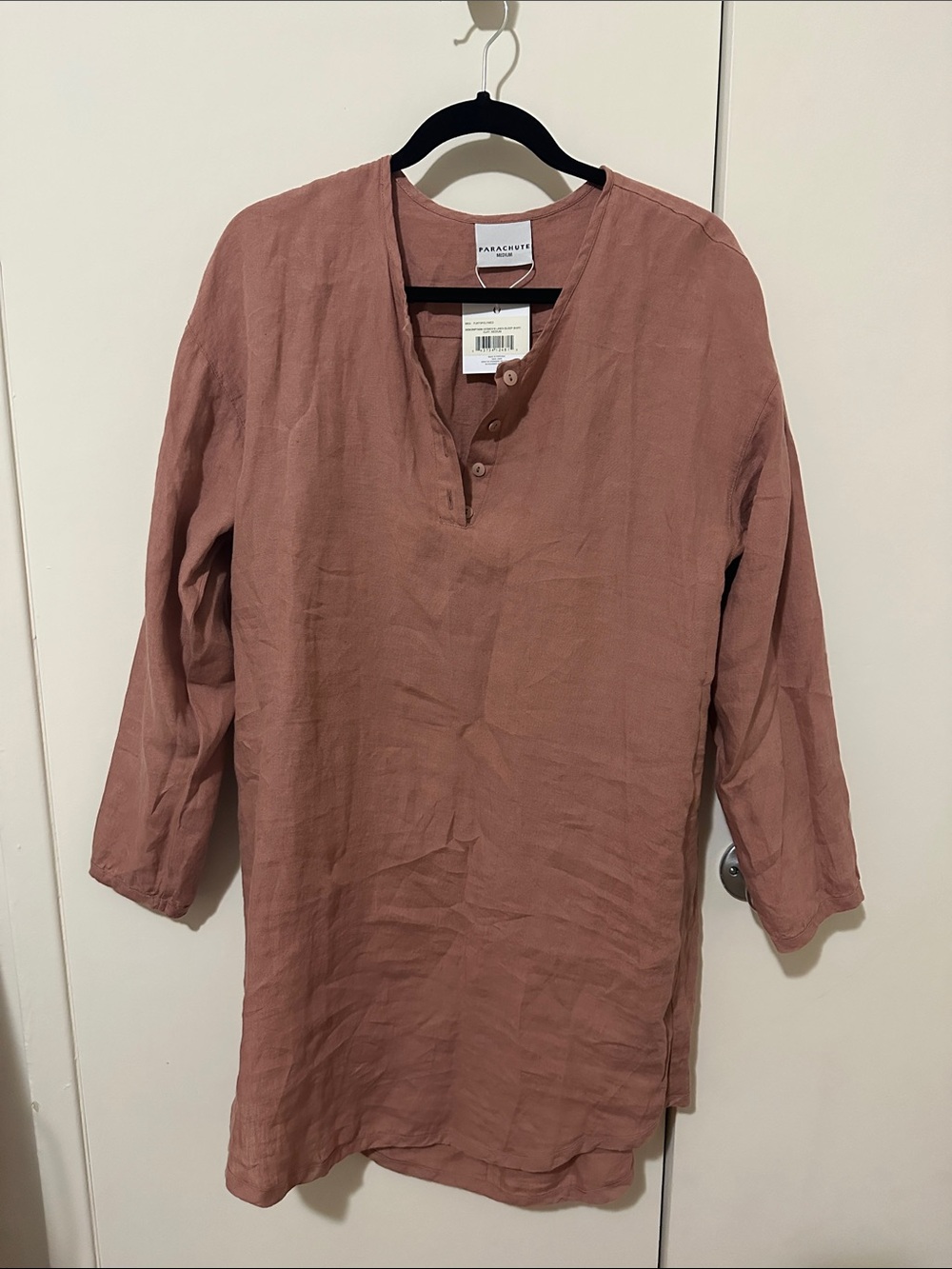 Parachute clay Linen sleep shirt